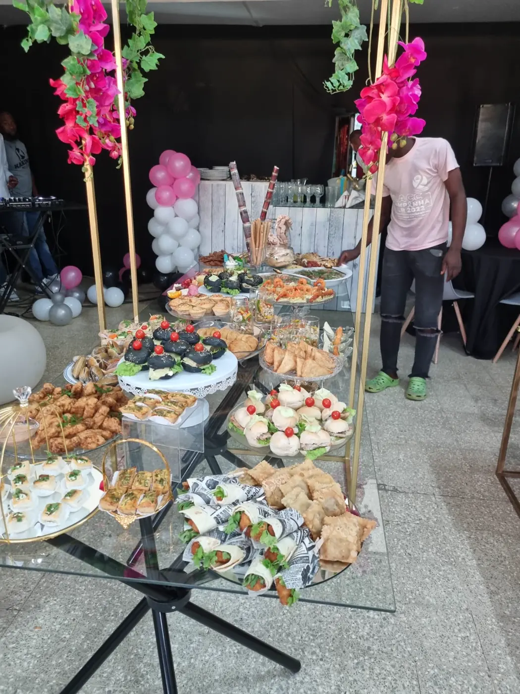 Catering em festa privada